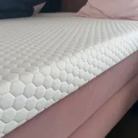 Mörgenn Luxe Topper Suprême - Koudschuim + Serene Schuim - Luxe Hexagon tijk - 100x220 cm - 12 cm