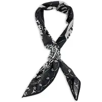 Sir Redman - Sjaals - Bandana Rooster Zwart - zwart / grijs / wit