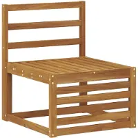 vidaXL Buiten bank set 6 st Naturel