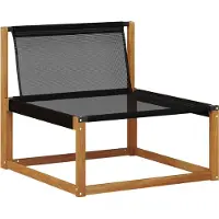 vidaXL 2 st Outdoor Midden- en Hoekbank Massief Acacia Hout Naturel