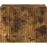 vidaXL TV Wandkast 39 x 31 x 29,5 cm Rook Eiken Bewerkt hout