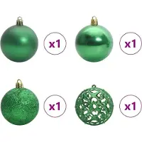 vidaXL - Kunstkerstboom - Groen - 150 - cm - PVC - en - Staal - en - Kunststof