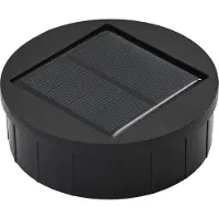 vidaXL Zonne LED Pad Licht 2 st Warmwit 18 x 18 x 80 cm