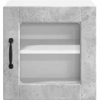 vidaXL Wandkast PORTO, betonlook, grijs, 40 x 31 x 40 cm, materiaal: houtvezelplaat