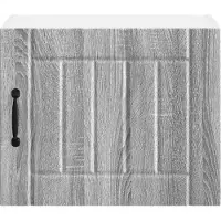 vidaXL Wandkast LUCCA 2 st Grijs sonoma Bewerkt hout