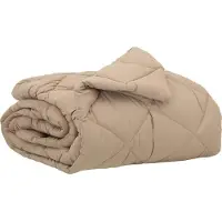 vidaXL Zomer Deken 200 x 155 cm Zomer 200 gsm Taupe