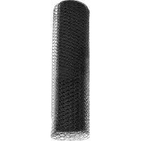 vidaXL Hexagon Hek Grijs 0,8 x 10 m PVC