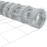 vidaXL Grond Fix Gelast Draadhek 25 x 1,4 m Gegalvaniseerd staal Mesh