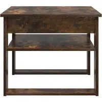 vidaXL Salontafel, gerookt eikenfineer, 64 x 54 x 44 cm, houtvezelplaat