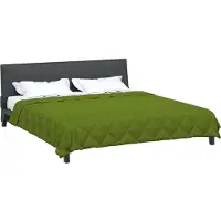 vidaXL Volledig Jaar Dekbed Groen 200 x 240 cm Microvezel