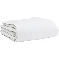 vidaXL Winter Duvet met kussen 2 st Wit Donsveer