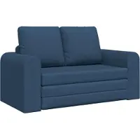 vidaXL Slaapbank Blauw 148 x 71 x 83 cm Stof