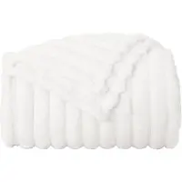 vidaXL Dekentjes 6 st Wit 240 x 220 cm 8.76 kg Fleece