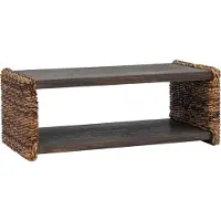 vidaXL Salontafel Naturel 90 x 45 x 35 cm Massief Mahoniehout