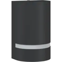 vidaXL Buitenwandlamp gegoten aluminium zwart