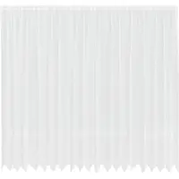vidaXL Lacegordijn met gordijnen Bloemen Wit 280 x 500 cm Polyester