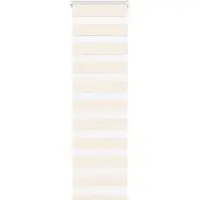 vidaXL Zebra Blind 45x150 cm stofbreedte 40,9 cm polyester marmerbeige