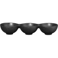 Asa selection Kom Grande 3 Section Black Iron 10,5 x 32 cm