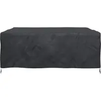 vidaXL Meubelbescherming Effen Zwart 200 x 190 x 85 cm 210D