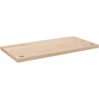 vidaXL Bureaublad 80x40x2,5 cm massief grenenhout
