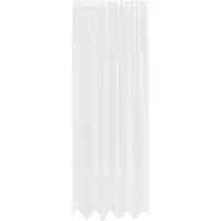 vidaXL Lacegordijn met gordijnen Bloemen Wit 260 x 150 cm Polyester