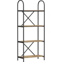 vidaXL Boekenplank 4-laags 60 x 30 x 146 cm Bewerkt hout Artisan Eiken