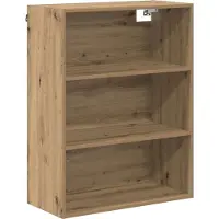 vidaXL Highboard Artisan Eiken 69,5 x 32,5 x 180 cm Bewerkt hout