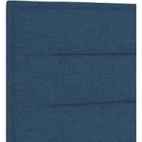 vidaXL Hoofdbord Blauw Stof