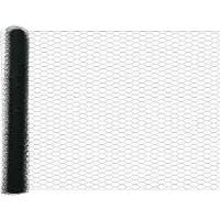 vidaXL Hexagon Hek Groen 1,2 x 10 m PVC