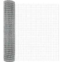vidaXL Buiten Euro Hek met Beton Basis 10 x 1,6 m Gegalvaniseerd staal