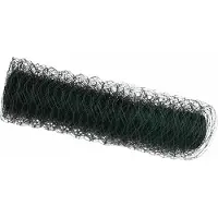 vidaXL Lasdraad omheining, 0,8 x 10 meter, PVC, groen