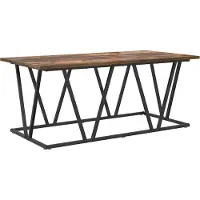 vidaXL Salontafel Rook Eiken 100 x 50 x 40 cm