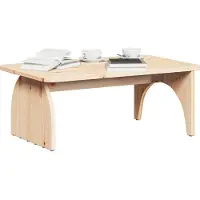 vidaXL Salontafel, naturel, 80 x 50 x 31 cm, massief grenenhout
