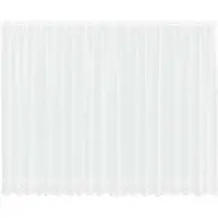 vidaXL Lacegordijn met gordijnen Bloemen Wit 200 x 500 cm Polyester