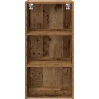 vidaXL Hangkast Oudhout 40 x 29,5 x 80 cm Bewerkt hout
