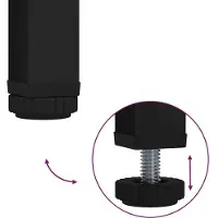 vidaXL Badkamermeubel Set 2 st Rook Eiken Samengesteld Hout en Metaal
