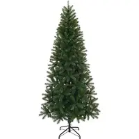 vidaXL Kunstkerstboom 210 cm PVC, PE en staal Groen