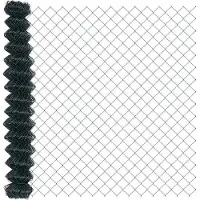 vidaXL gaashek met betonnen voetstuk 10 x 1,6 m PVC-Coated Staal Groen
