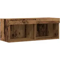 vidaXL Tv-meubelset 80 x 30 x 30 cm Oud hout Bewerkt hout