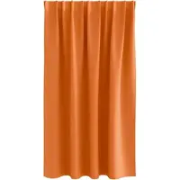 vidaXL Blackout Gordijnen met Ringen 2 st Feloranje 140 x 140 cm