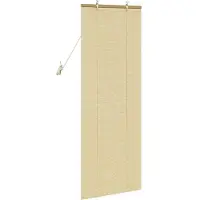 vidaXL Rolgordijn Natuur 60 x 160 cm Bamboe