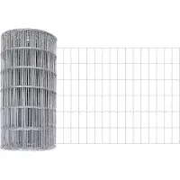 vidaXL Euro Hek 0,4 x 50 m PVC-gelaagd ijzer
