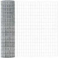 vidaXL Euroomheining, 1 x 25 meter, PVC-gecoat staal
