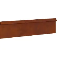 vidaXL Slakkenhek, 16 stuks, 100 x 3,5 x 25 cm, weerbestendig staal