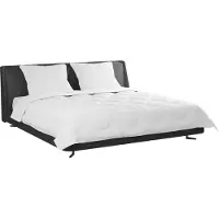 vidaXL Dekbed met kussen 3 st Wit Microvezel