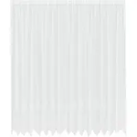 vidaXL Lacegordijn met gordijnen Bloemen Wit 300 x 400 cm Polyester