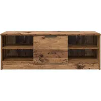 vidaXL TV Kast 102 x 35 x 36,5 cm Oud Hout Bewerkt hout
