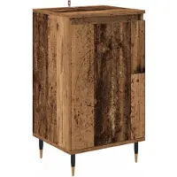 vidaXL Dressoir 2 st Oud Hout 40 x 35 x 70 cm