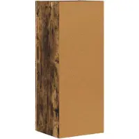 vidaXL Dressoir ELST Rook Eiken 40 x 35 x 100,5 cm Bewerkt hout