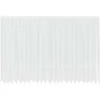 vidaXL Lacegordijn Wit 220 x 600 cm Polyester